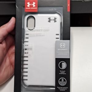 case under armour for iphone x/xs 5.8" white-gray